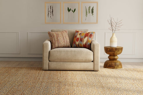 Avondale Burlap Chair & a Half - WCC Furniture & Mattress Center Lafayette & Lake Charles