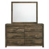 Bailey Driftwood Dresser & Mirror - WCC Furniture & Mattress Center Lafayette & Lake Charles