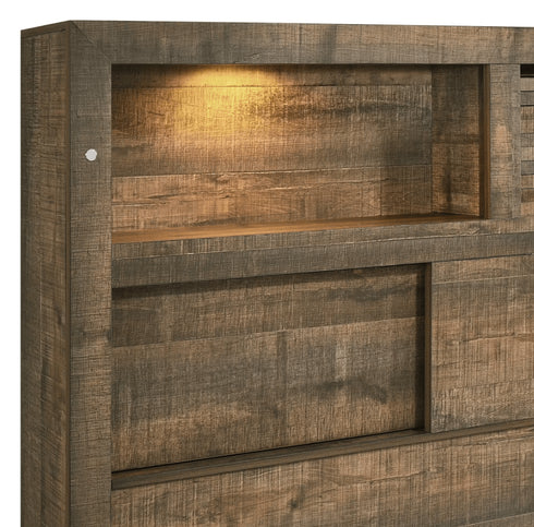 Bailey Driftwood Music Bed - WCC Furniture & Mattress Center Lafayette & Lake Charles