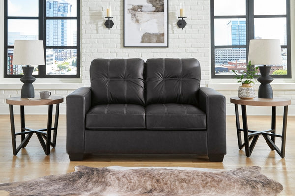 Barlin Mills Carbon Loveseat - WCC Furniture & Mattress Center Lafayette & Lake Charles