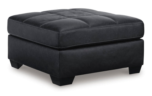Barlin Mills Carbon Oversized Ottoman - WCC Furniture & Mattress Center Lafayette & Lake Charles