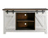 Barn Door TV Stand w/ Tobacco Top - WCC Furniture & Mattress Center Lafayette & Lake Charles