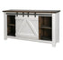Barn Door TV Stand w/ Tobacco Top - WCC Furniture & Mattress Center Lafayette & Lake Charles