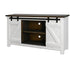 Barn Door TV Stand w/ Tobacco Top - WCC Furniture & Mattress Center Lafayette & Lake Charles