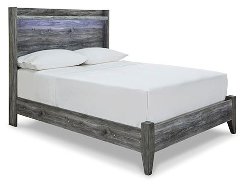 Baystorm Gray Full Panel Bed, Dresser & Mirror - WCC Furniture & Mattress Center Lafayette & Lake Charles