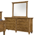 Beasley Smooth Pecan Dresser & Mirror - WCC Furniture & Mattress Center Lafayette & Lake Charles