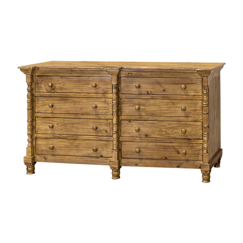 Beasley Smooth Pecan Dresser & Mirror - WCC Furniture & Mattress Center Lafayette & Lake Charles