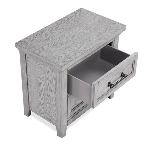 Beckett Grey Nightstand - WCC Furniture & Mattress Center Lafayette & Lake Charles