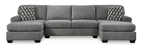 Birkdale Court Double Chaise Sectional - WCC Furniture & Mattress Center Lafayette & Lake Charles