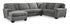 Birkdale Court LAF Chaise U - Shaped Sectional - WCC Furniture & Mattress Center Lafayette & Lake Charles
