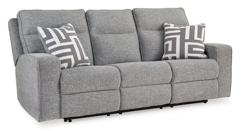 Biscoe Power Reclining Sofa & Loveseat w/Adj Headrest - WCC Furniture & Mattress Center Lafayette & Lake Charles