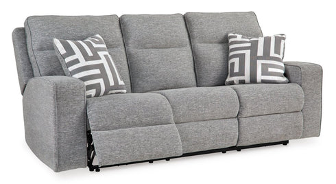 Biscoe Power Reclining Sofa & Loveseat w/Adj Headrest - WCC Furniture & Mattress Center Lafayette & Lake Charles