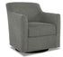 Bradney Smoke Swivel Accent Chair - WCC Furniture & Mattress Center Lafayette & Lake Charles