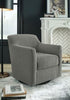 Bradney Smoke Swivel Accent Chair - WCC Furniture & Mattress Center Lafayette & Lake Charles