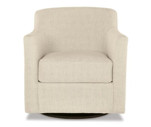 Bradney Linen Swivel Accent Chair