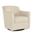 Bradney Linen Swivel Accent Chair