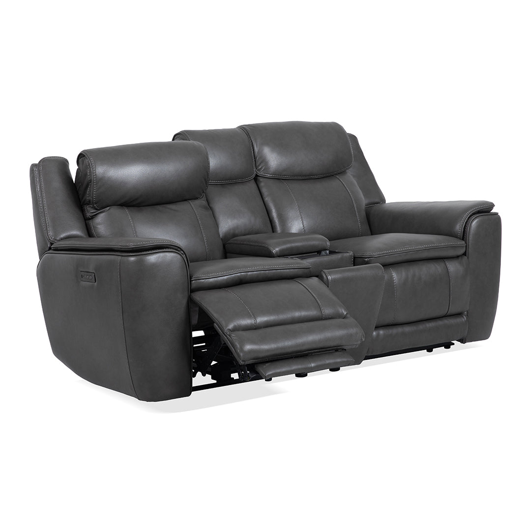 Braswell Slate Power Zero Gravity Loveseat