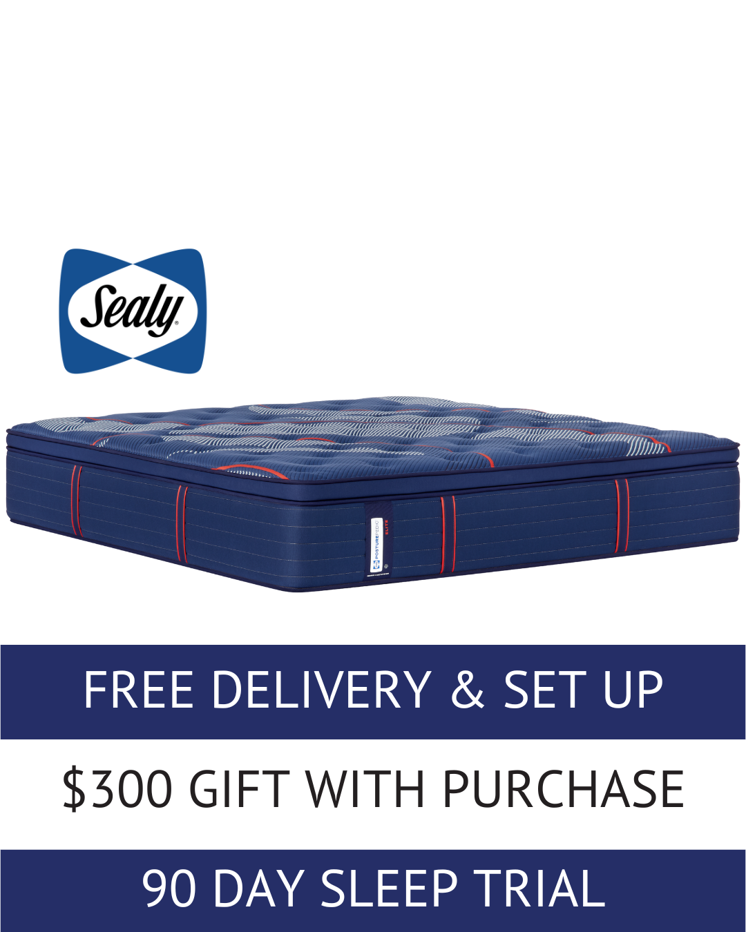 Sealy Elite Brenham II Medium Euro Pillow Top