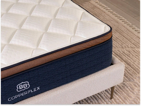 Brooklyn Bedding CopperFlex Pro Hybrid Soft Mattress - WCC Furniture & Mattress Center Lafayette & Lake Charles