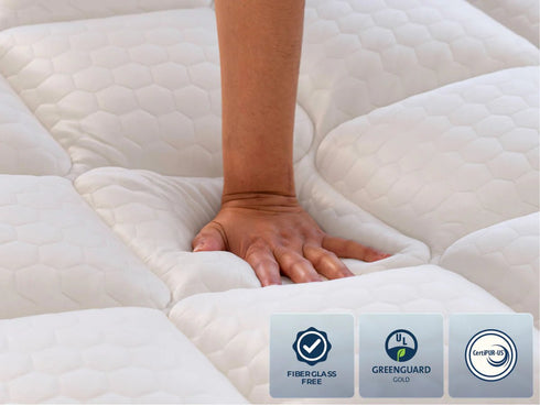 Brooklyn Bedding CopperFlex Pro Hybrid Soft Mattress - WCC Furniture & Mattress Center Lafayette & Lake Charles