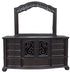 Brunswick Mahogany Dresser & Mirror - WCC Furniture & Mattress Center Lafayette & Lake Charles