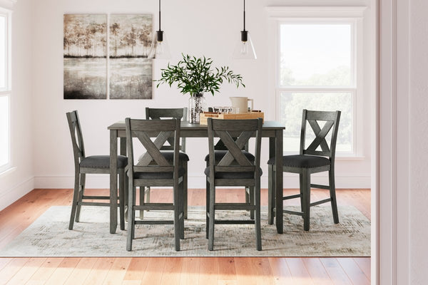 Caitbrook 7 Piece Counter Height Set - WCC Furniture & Mattress Center Lafayette & Lake Charles