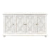 Calais Sierra White 72" 4 Door Curio Console - WCC Furniture & Mattress Center Lafayette & Lake Charles