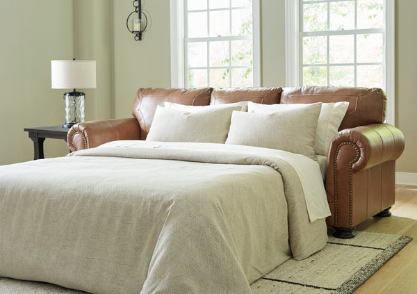 Carianna Caramel Queen Sofa Sleeper - WCC Furniture & Mattress Center Lafayette & Lake Charles