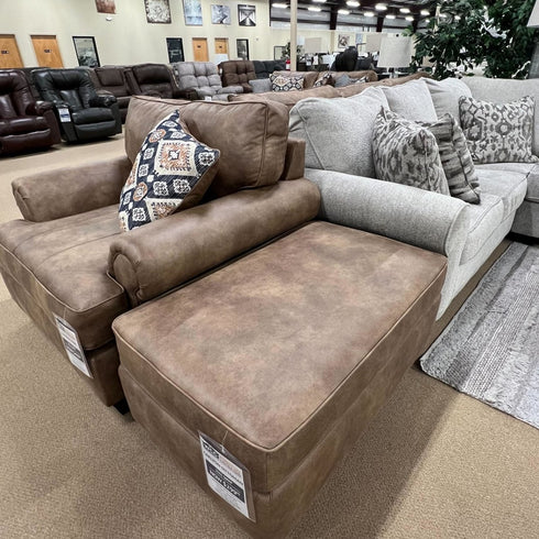 Carlton Camel Ottoman - WCC Furniture & Mattress Center Lafayette & Lake Charles