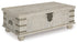 Carynhurst White Wash Gray Lift Top Cocktail Table - WCC Furniture & Mattress Center Lafayette & Lake Charles
