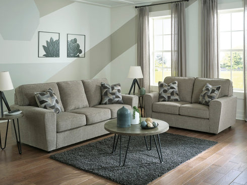 Cascilla Pewter Sofa & Loveseat - WCC Furniture & Mattress Center Lafayette & Lake Charles