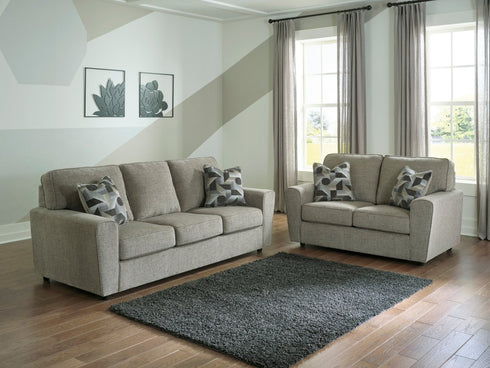 Cascilla Pewter Sofa & Loveseat - WCC Furniture & Mattress Center Lafayette & Lake Charles