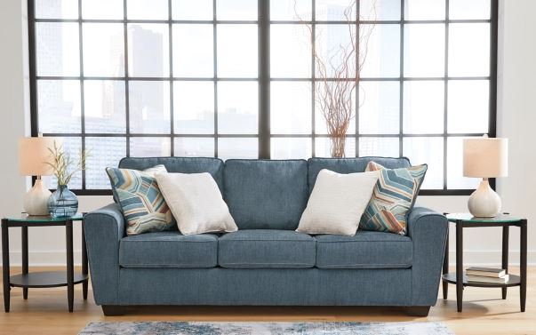 Cashton Blue Sofa & Loveseat