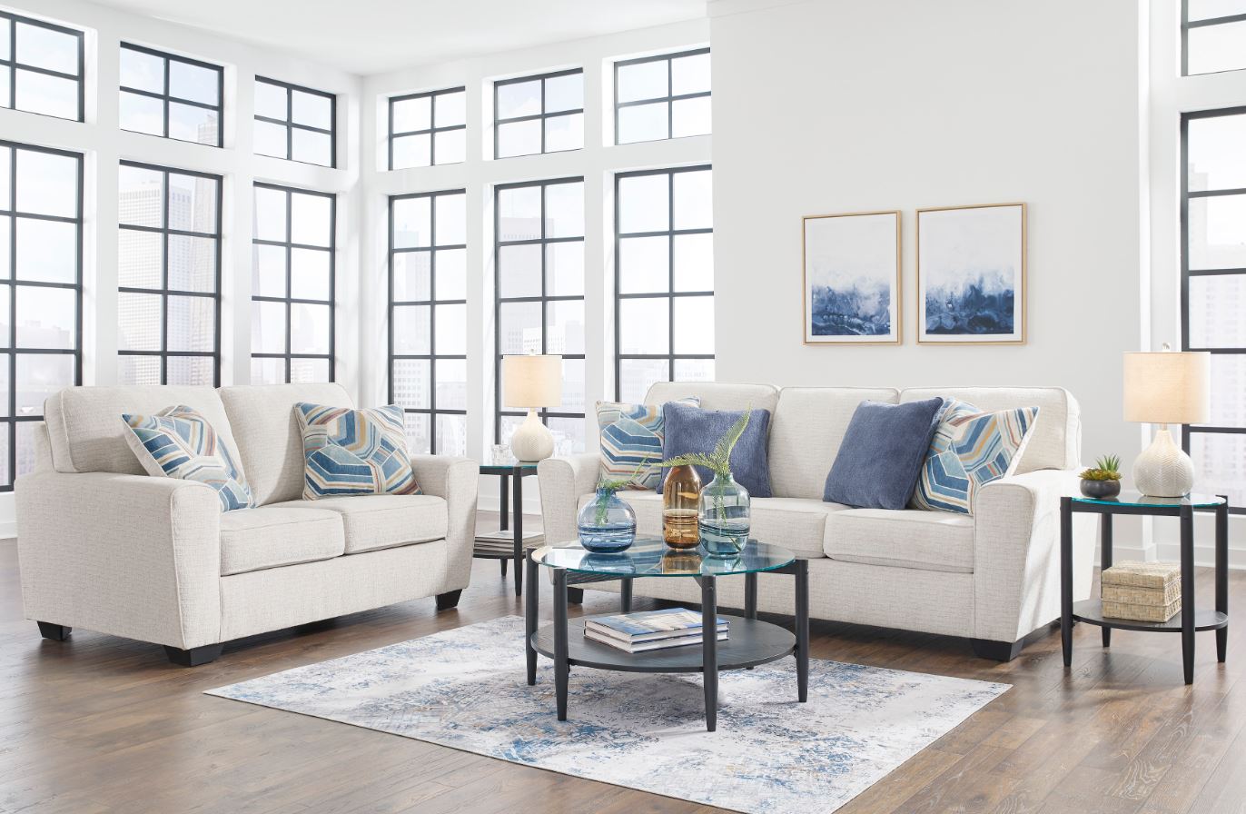 Cashton Snow Sofa & Loveseat