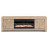 Cayboni Tan TV Stand w/ Fireplace - WCC Furniture & Mattress Center Lafayette & Lake Charles