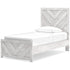 Cayboni Whitewash Panel Bed - WCC Furniture & Mattress Center Lafayette & Lake Charles