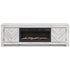 Cayboni Whitewash TV Stand w/ Fireplace - WCC Furniture & Mattress Center Lafayette & Lake Charles