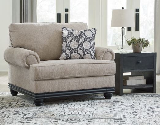 Elbiani Oversized Chair & Ottoman