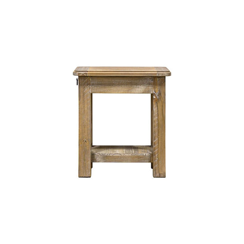 Chastain Country Harvest 1 Drawer Chairside Table - WCC Furniture & Mattress Center Lafayette & Lake Charles