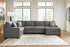 Clarington Greystone RAF Corner Chaise Sectional - WCC Furniture & Mattress Center Lafayette & Lake Charles
