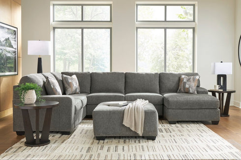 Clarington Greystone RAF Corner Chaise Sectional - WCC Furniture & Mattress Center Lafayette & Lake Charles
