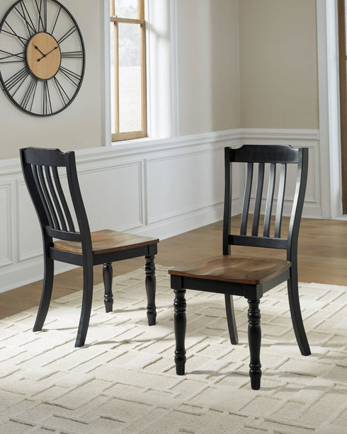 Clorazi Black/Brown 5 Piece Dining Set - WCC Furniture & Mattress Center Lafayette & Lake Charles