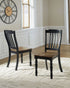 Clorazi Black/Brown 5 Piece Dining Set - WCC Furniture & Mattress Center Lafayette & Lake Charles