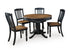 Clorazi Black/Brown 5 Piece Dining Set - WCC Furniture & Mattress Center Lafayette & Lake Charles
