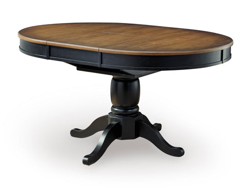 Clorazi Black/Brown 5 Piece Dining Set - WCC Furniture & Mattress Center Lafayette & Lake Charles