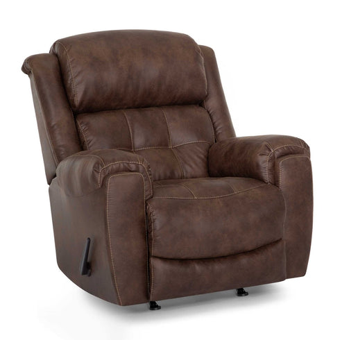 Clyde Ford Chocolate Rocker Recliner - WCC Furniture & Mattress Center Lafayette & Lake Charles