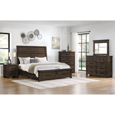 Colorado City Charcoal Storage Panel Bed, Dresser & Mirror - WCC Furniture & Mattress Center Lafayette & Lake Charles