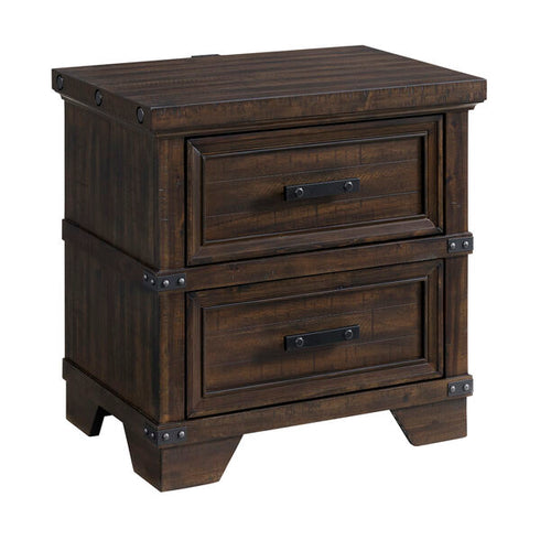 Colorado City Charcoal Nightstand