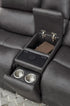 Cooke Autumn Fog Power Zero Gravity Tilt Console Loveseat - WCC Furniture & Mattress Center Lafayette & Lake Charles