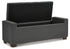 Cortwell Gray Storage Bench - WCC Furniture & Mattress Center Lafayette & Lake Charles